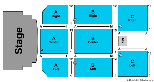 The Meadows Seating Chart